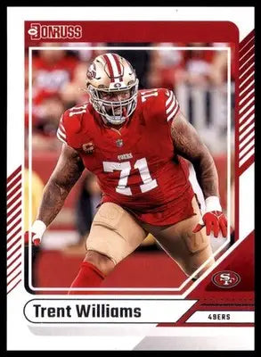 Trent Williams 2024 Donruss #277 San Francisco 49ers Football Card NFL Sports - Football Card Single