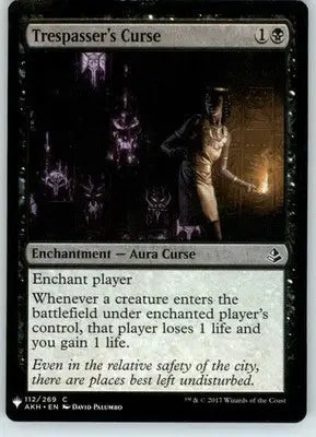 Trespasser’s Curse - The List Reprints - HP - #112 - Magic Card Single