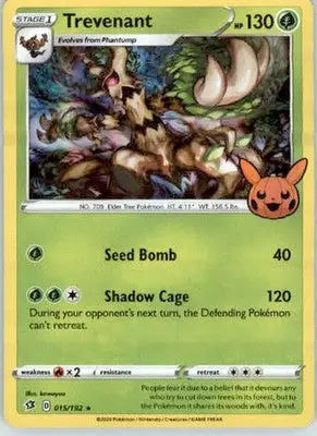 Trevenant - Trick or Trade - 015/192 - Holo NM - Pokémon Card Single
