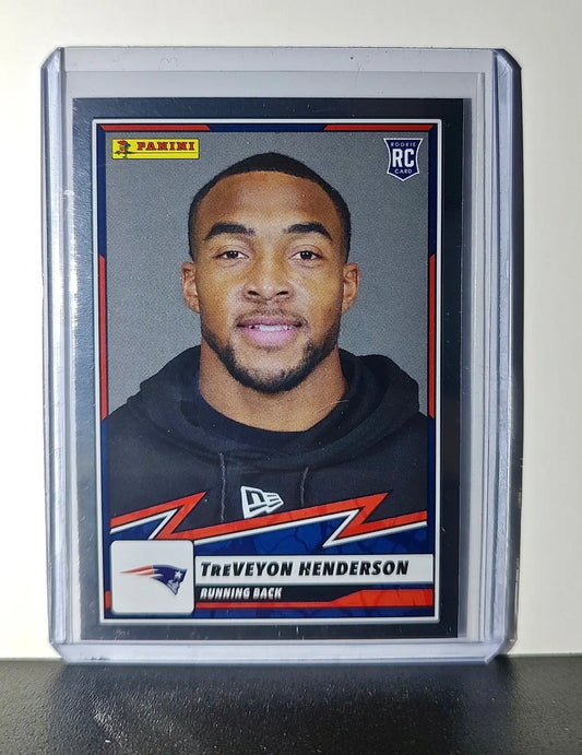 Treveyon Henderson Rookie 2025 Panini NFL #84 Foil Sticker Card Patriots - Football Card Single
