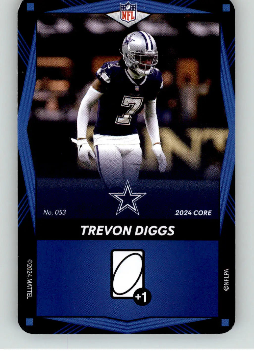 Trevon Diggs - 2024 UNO Elite Core Edition - Blue - #053 - Football - Football Card Single