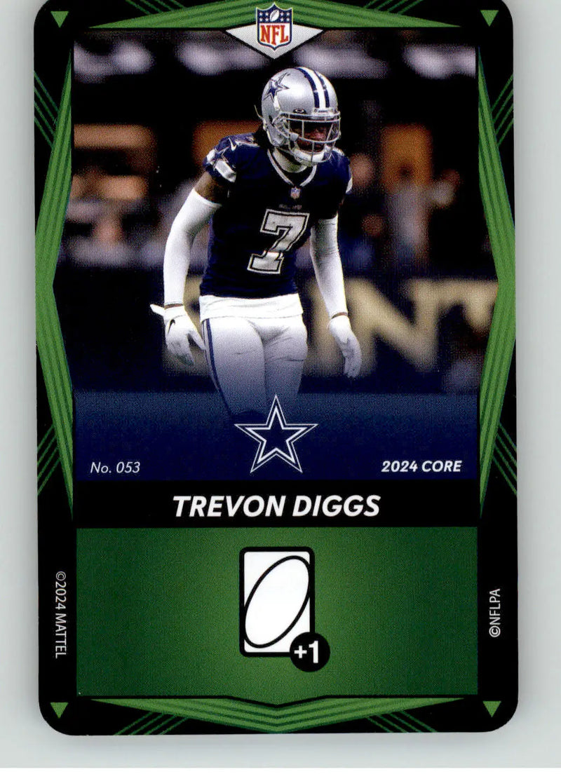 Trevon Diggs - 2024 UNO Elite Core Edition - Green - #053 - Football - Football Card Single