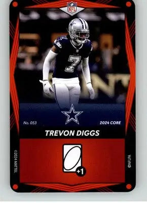 Trevon Diggs - 2024 UNO Elite Core Edition - Red - #053 - Football - Football Card Single