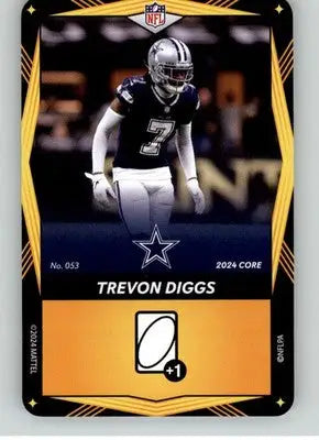 Trevon Diggs - 2024 UNO Elite Core Edition - Yellow - #053 - Football - Football Card Single