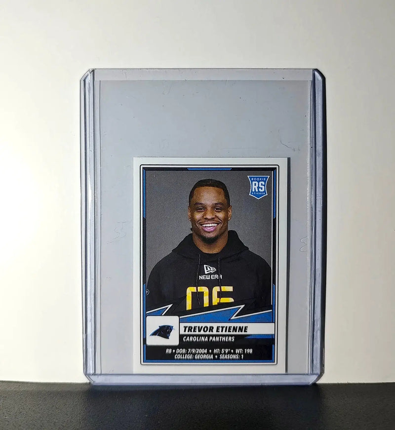 Trevor Etienne Rookie 2025 Panini NFL #445 Sticker Panthers