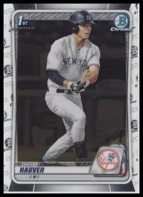 Trevor Hauver 2020 Bowman Draft Chrome #BD-113 New York Yankees - Baseball Card Single