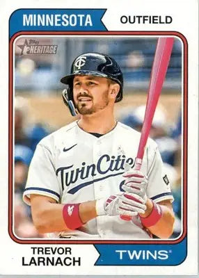 Trevor Larnach - 2023 Topps Heritage - #554 - Baseball - Baseball Card Single