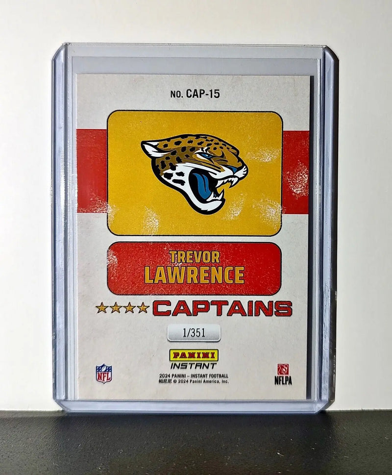 Trevor Lawrence 2024 Panini Captains NFL #15 Card Jacksonville Jaguars 1/351