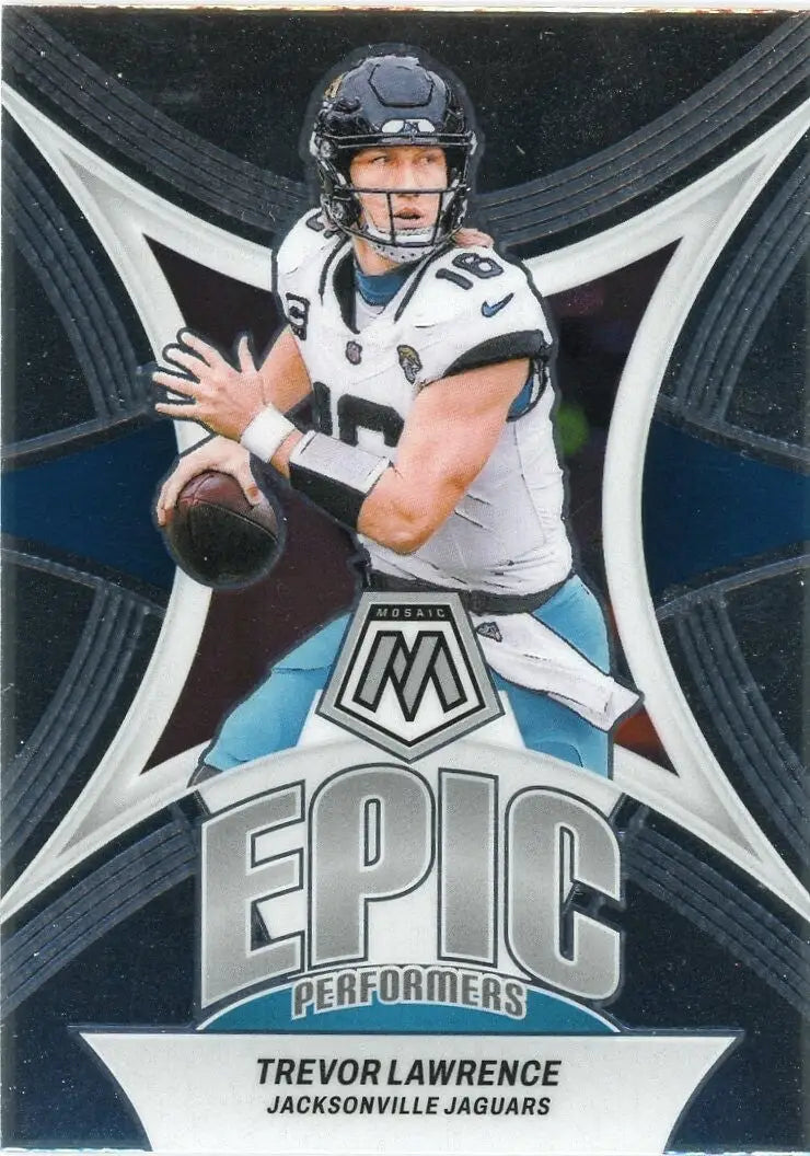 Trevor Lawrence 2024 Panini Mosaic Epic Performers #EP-TLA Jacksonville Jaguars - Football Card Single