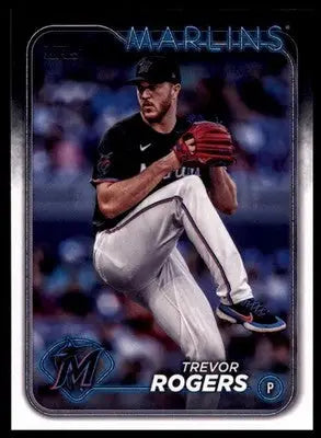 Trevor Rogers 2024 Topps Update #US54 Miami Marlins - Baseball Card Single