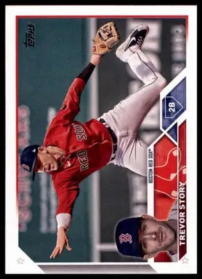 Trevor Story 2023 Topps #10 Boston Red Sox - Baseball Card Single