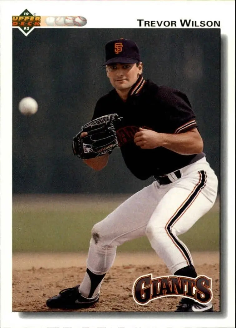 Trevor Wilson 1992 Upper Deck MLB #337 Baseball Card San Francisco Giants - Baseball Card Single