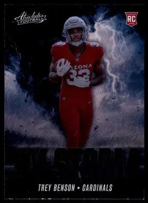 Trey Benson 2024 Panini Absolute By Storm #BS-TBN Arizona Cardinals - Football Card Single