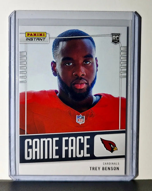 Trey Benson 2024 Panini Game Face #28 NFL Rookie Card Arizona Cardinals 1/331 - Football Card Single