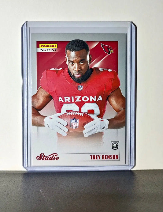 Trey Benson 2024 Panini NFL Studio Rookies #29 Card Arizona Cardinals 1/1672 - Football Card Single