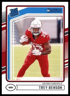 Trey Benson Rookie 2024 Donruss #326 Arizona Cardinals - Football Card Single