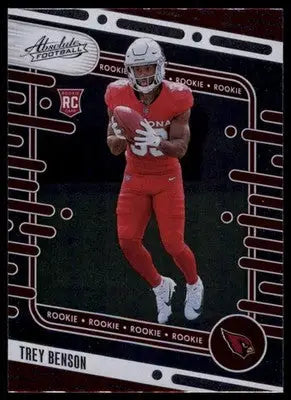 Trey Benson Rookie 2024 Panini Absolute Retail #161 Arizona Cardinals - Football Card Single