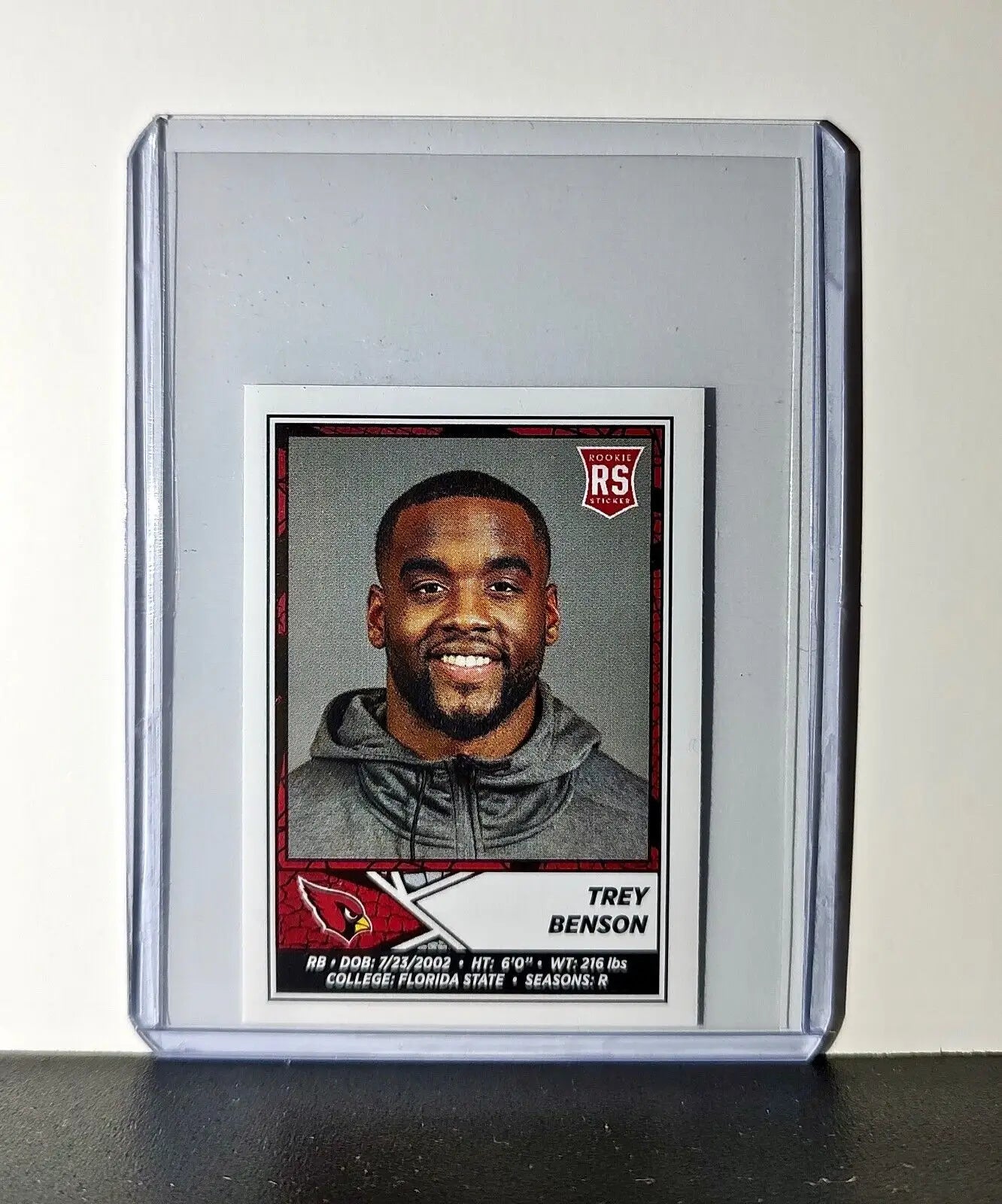 Trey Benson Rookie 2024 Panini NFL Sticker #501 Arizona Cardinals - Football Card Single