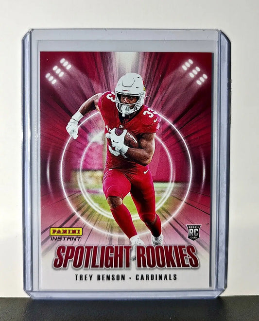 Trey Benson Rookie 2024 Panini Spotlight Rookies NFL #12 Cardinals 1 of 1426 - Football Card Single