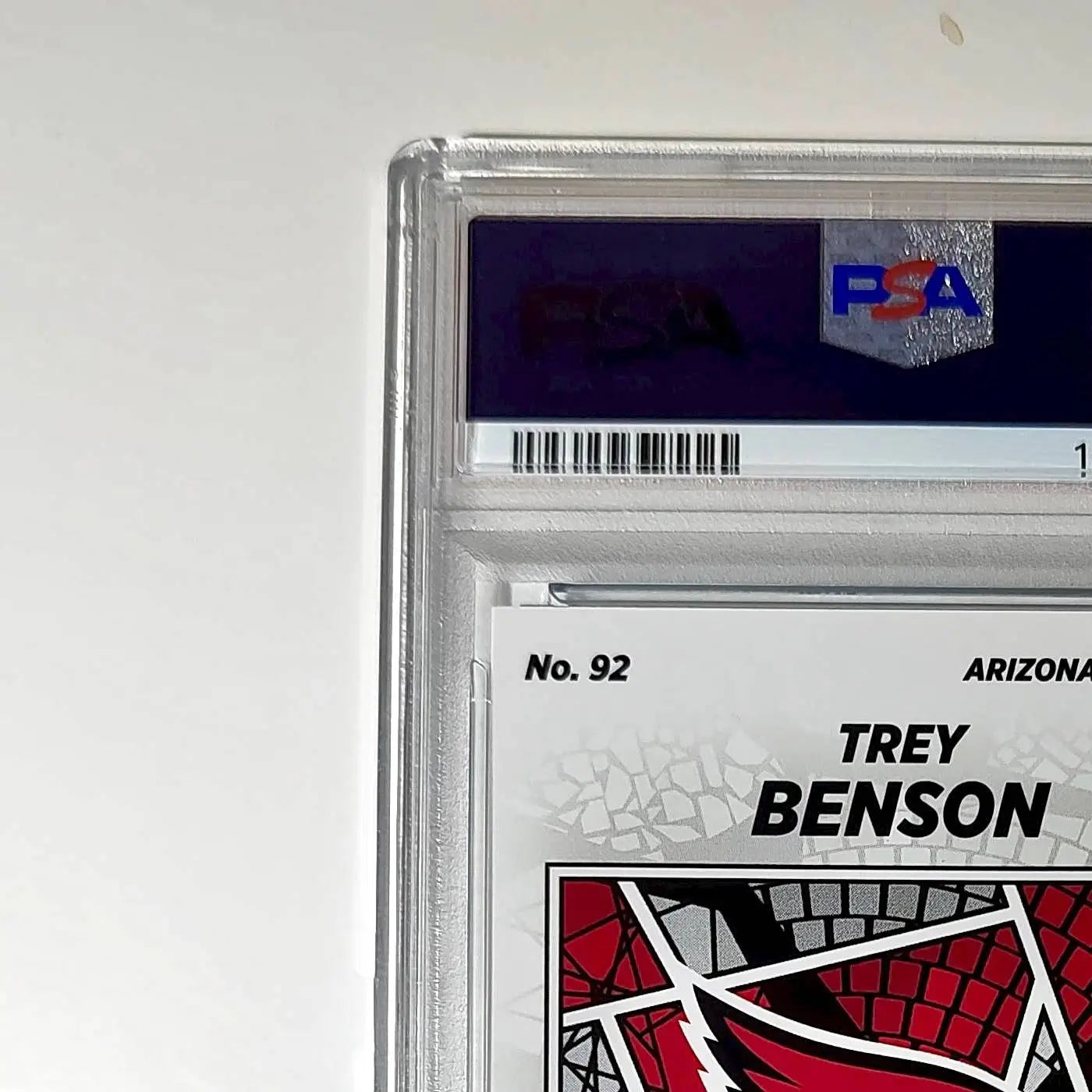 Trey Benson Rookie 2024 Panini Sticker Collection 255/349 #92 Blue Foil PSA 8 - Other