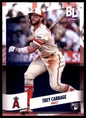 Trey Cabbage Rookie 2024 Topps Big League #6 Los Angeles Angels - Baseball Card Single