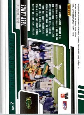 Trey Lance - 2021 Panini Contenders Draft Picks - #7 - Front-Row Seats Football - Football Card Single