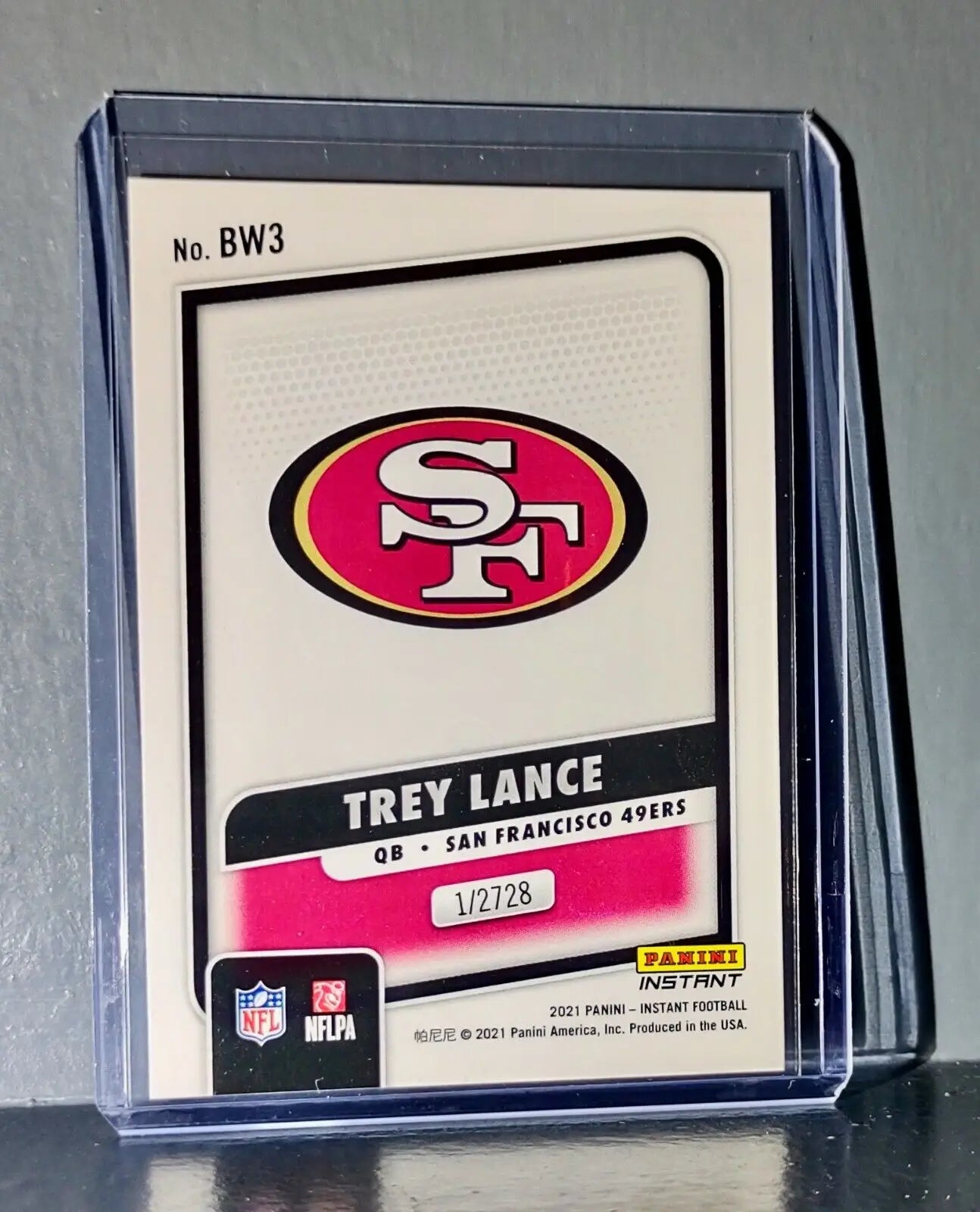 Trey Lance 2021 Panini NFL Black and White Rookies #3 Card 1/2728 - Football Card Single