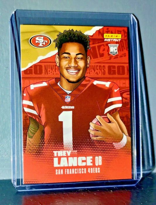 Trey Lance 2021 Panini NFL Draft Night Illusions #5 Rookie Card 1/6786 - Football Card Single
