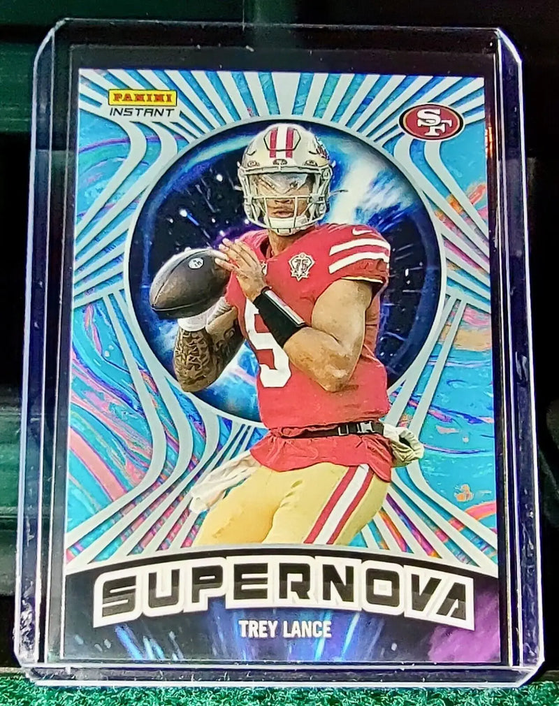 Trey Lance 2022 Panini NFL Instant Supernova #21 Football Card 1/1523 - Football Card Single