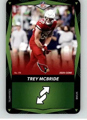 Trey McBride - 2024 UNO Elite Core Edition - Green - #114 - Football - Football Card Single