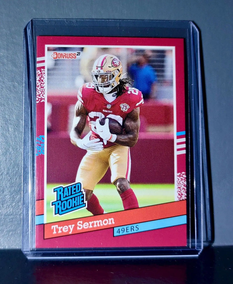 Trey Sermon 2021 Panini NFL Rated Rookie Retro #25 Rookie Card 1/2231 - Football Card Single