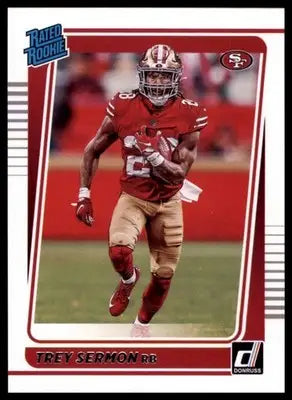 Trey Sermon Rookie 2021 Donruss #279 San Francisco 49ers - Football Card Single