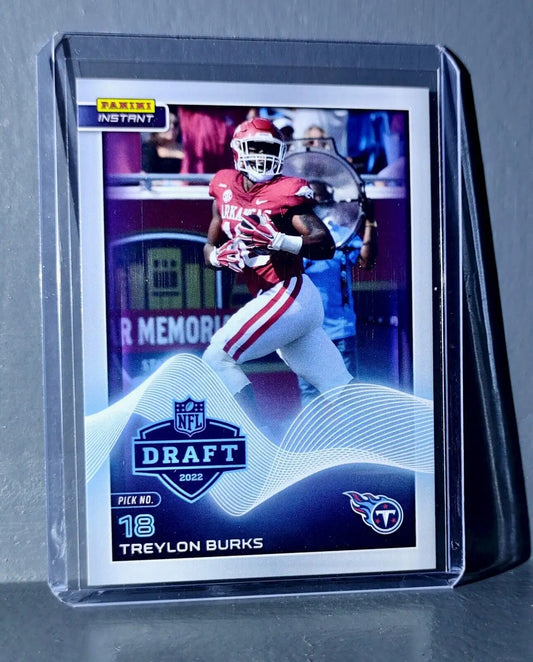 Treylon Burks 2022 Panini NFL Instant Draft Night #14 Rookie Card 1 of 755 - Football Card Single