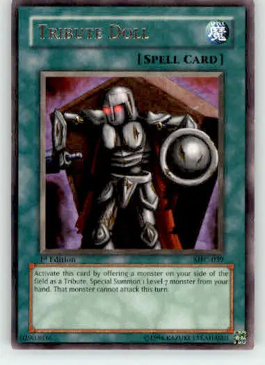 Tribute Doll - Magician’s Force - MFC-039 - 1st Edition LP - Yu-Gi-Oh! Card Single
