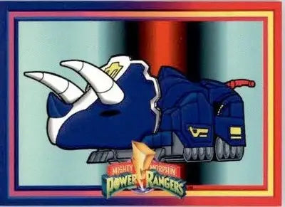 Triceratops Dinozord - 1994 Collect-A-Card Mighty Morphin Power Rangers - #65 - Non-Sports Card Single