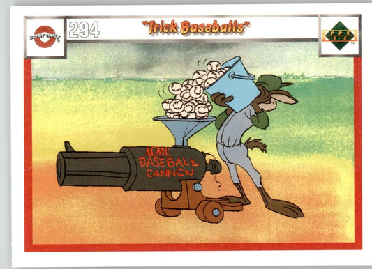Trick Baseballs - 1990 Upper Deck Comic Ball - #294 / 303 - Baseball - Baseball Card Single