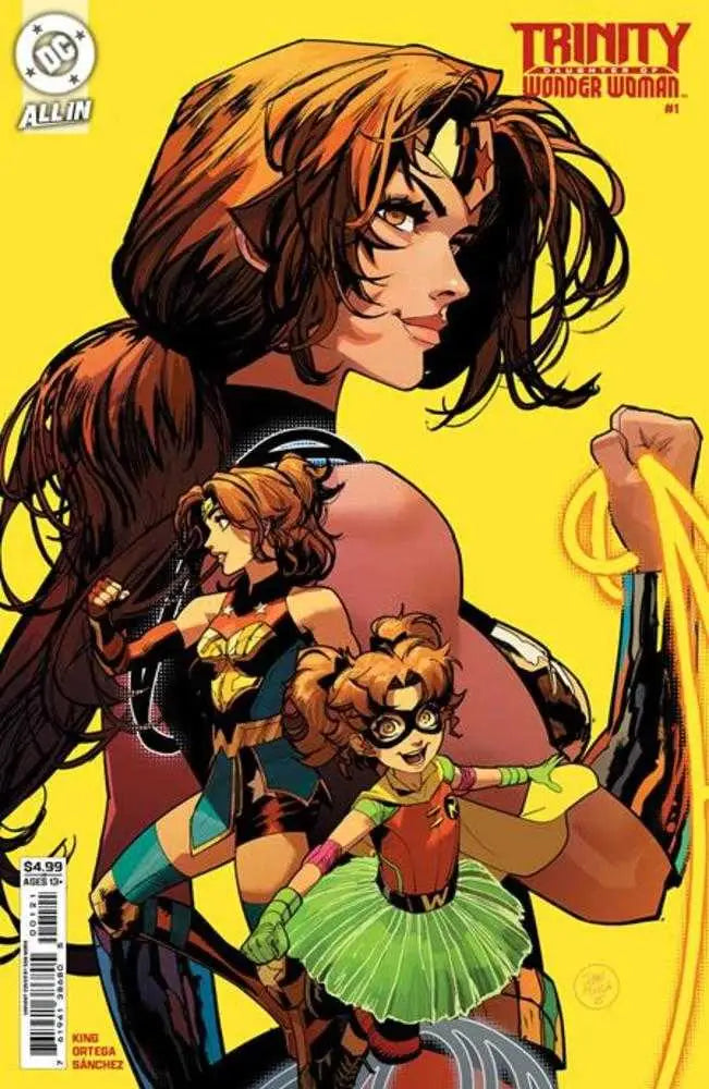 Trinity Daughter Wonder Woman comic book cover featuring Dan Mora art, perfect for collectors