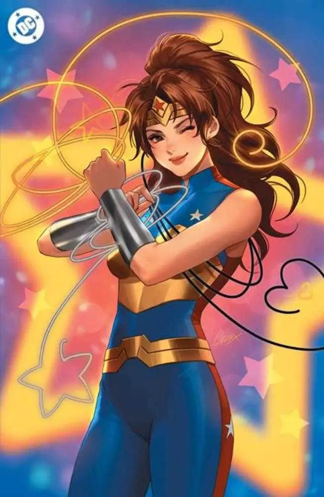 Anime-style Wonder Woman from Trinity Daughter Of Wonder Woman #1 Foil Variant