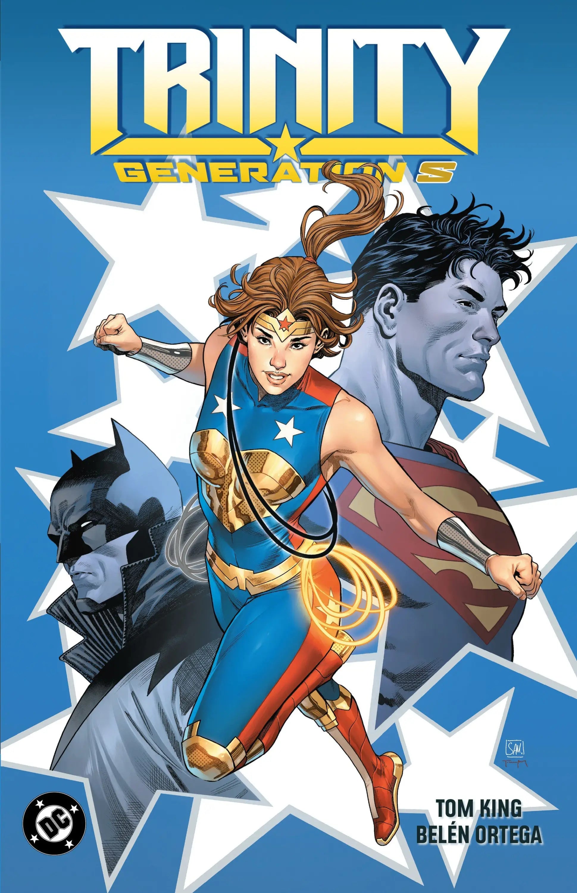 Comic Book Cover for Trinity: Generation S featuring dynamic superhero artwork
