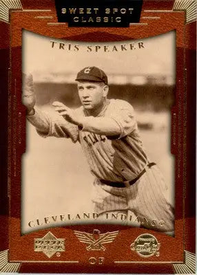 Tris Speaker - 2004 Upper Deck Sweet Spot Classic - #84 - Baseball - Baseball Card Single