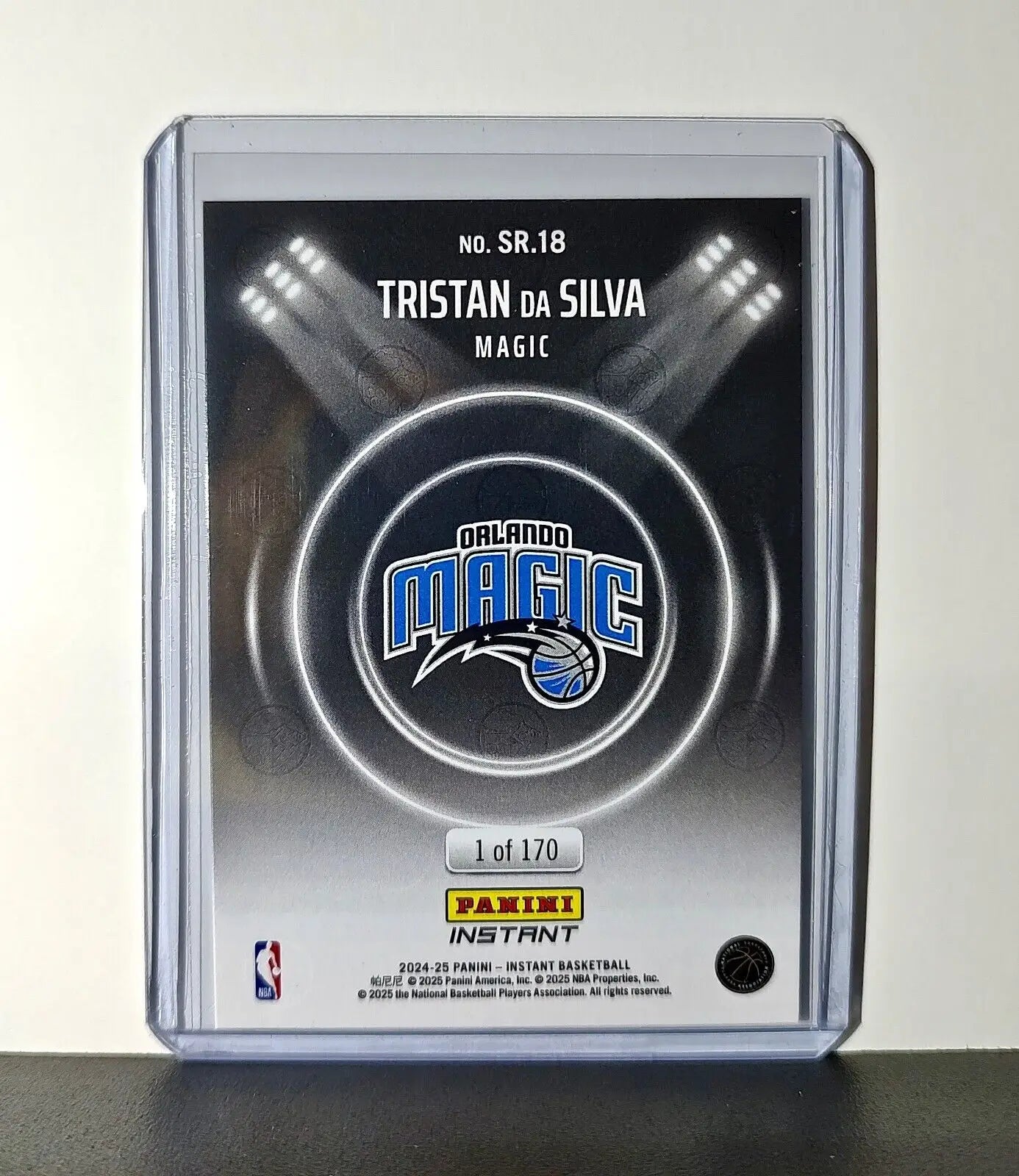 Tristan da Silva Rookie 2024-25 Panini Spotlight Rookies NBA #18 Magic 1 of 170 - Basketball Card Single