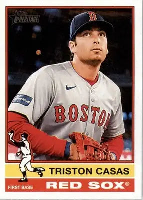 Triston Casas - 2025 Topps Heritage - #377 - Baseball - Baseball Card Single