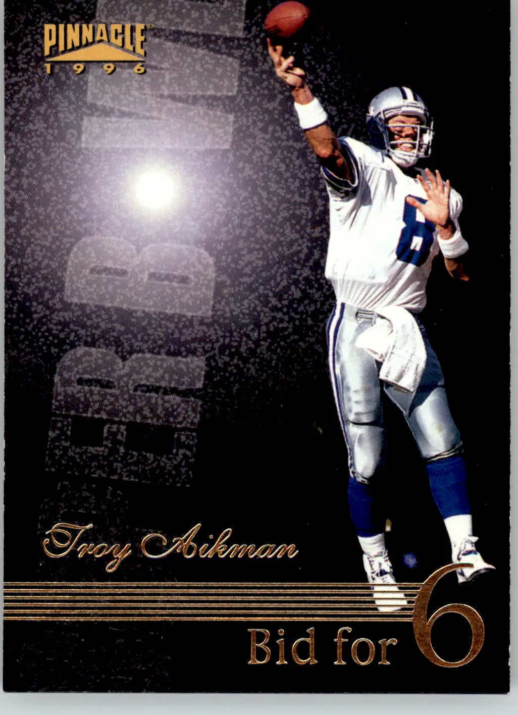 Troy Aikman - 1996 Pinnacle - #183 - Football - Football Card Single