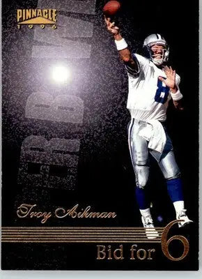 Troy Aikman - 1996 Pinnacle - #183 - Football - Football Card Single