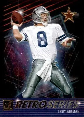 Troy Aikman - 2021 Donruss - #RS10 - Retro Series Football - Football Card Single