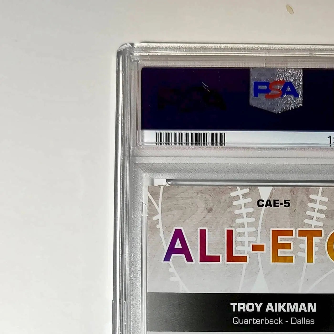 Troy Aikman 2023 Topps Chrome ALL-ETCH #CAE-5 PSA 8 NM-MT