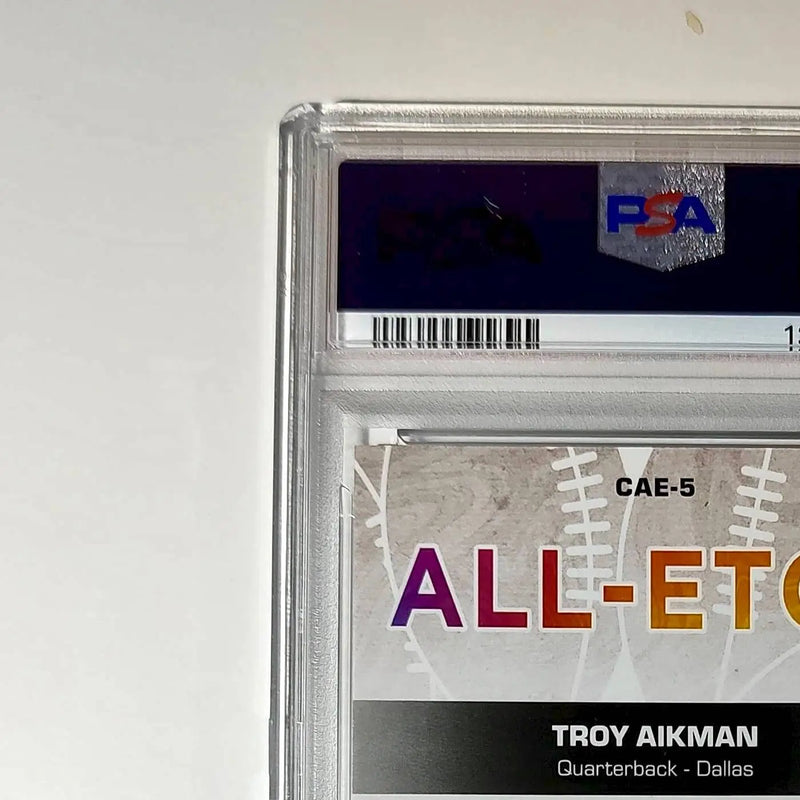 Troy Aikman 2023 Topps Chrome ALL-ETCH #CAE-5 PSA 8 NM-MT