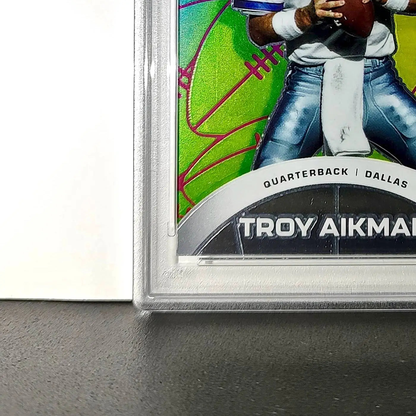 Troy Aikman 2023 Topps Chrome ALL-ETCH #CAE-5 PSA 8 NM-MT
