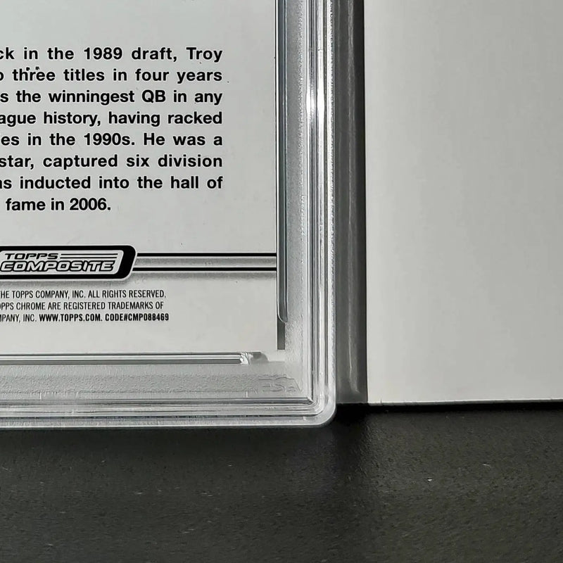 Troy Aikman 2023 Topps Chrome ALL-ETCH #CAE-5 PSA 8 NM-MT - Football Card Single
