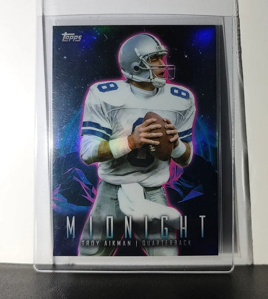 Troy Aikman 2023 Topps Midnight NFL #314 Card Dallas Cowboys - Football Card Single